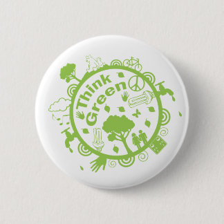 Denk aan groene Button