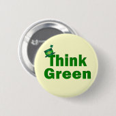 Denk aan groene Button (Voorkant /achterkant)
