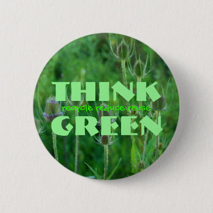 Denk aan groene Button