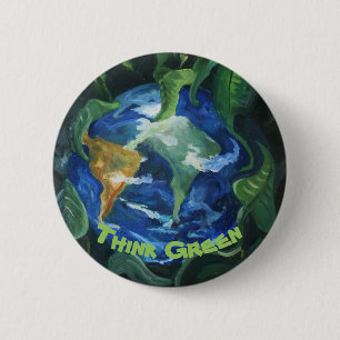 Denk aan groene Button