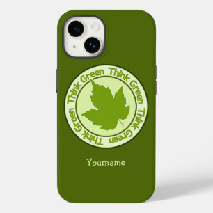 DENK AAN GROENE douanelefoongevallen iPhone 14 Hoesje