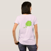 Denk aan Groene kleding T-shirt (Achterkant volledig)