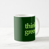 Denk aan groene mok (Voorkant rechts)