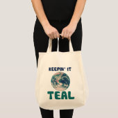 Denk aan groene parodie tote bag (Voorkant (product))