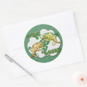 Denk aan groene Sticker (Envelop)