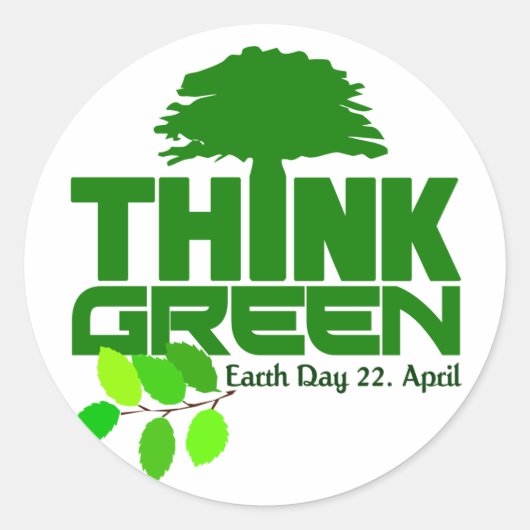 Denk aan groene stickers (Voorkant)