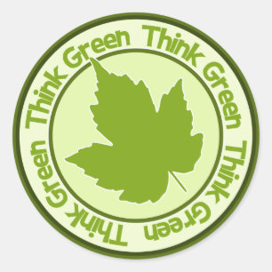Denk aan groene stickers