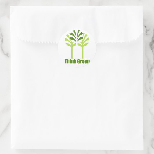 Denk aan groene stickers (Tas)