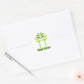 Denk aan groene stickers (Envelop)