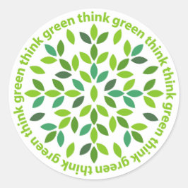 Denk aan groene stickers