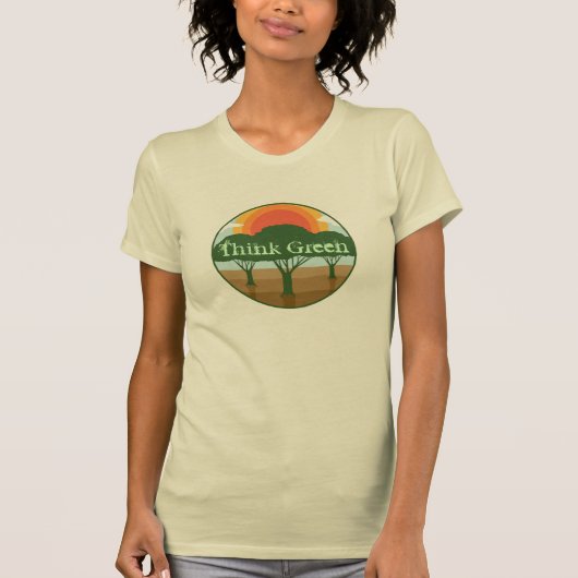 Denk aan Groene T-Shirt (Voorkant)