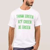 Denk aan Groene T-Shirt (Voorkant)