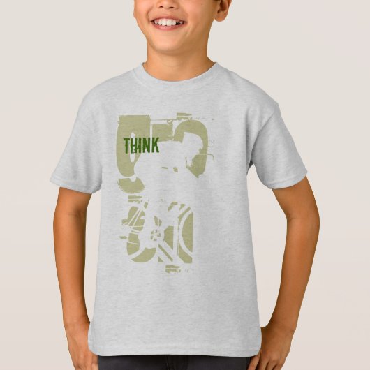 Denk aan Groene T-Shirt (Voorkant)