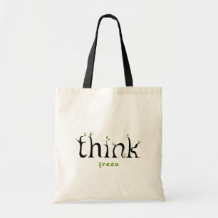 Denk aan groene tas