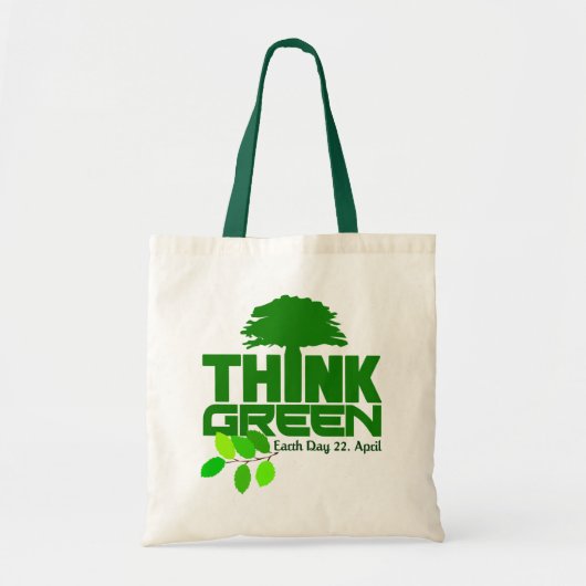 Denk aan groene tas (Voorkant)