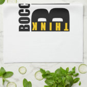 DENK AAN GROTE BOCCE-BALL SPORTS DESIGN THEEDOEK (Gevouwen)