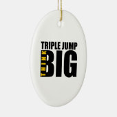 DENK AAN GROTE DESIGN VAN DE DRIEVOUDIGE-JUMP-SPOR KERAMISCH ORNAMENT (Rechts)