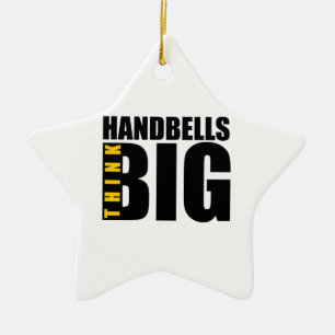 DENK AAN GROTE HANDBELLS MUZIEK DESIGN KERAMISCH ORNAMENT