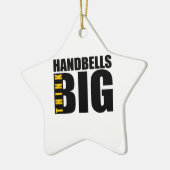 DENK AAN GROTE HANDBELLS MUZIEK DESIGN KERAMISCH ORNAMENT (Links)