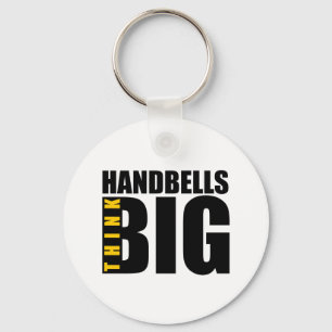 DENK AAN GROTE HANDBELLS MUZIEK DESIGN SLEUTELHANGER