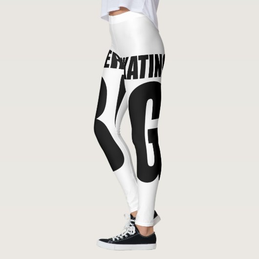 DENK AAN GROTE ROLLER-SKING DESIGN LEGGINGS (Links)