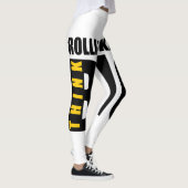 DENK AAN GROTE ROLLER-SKING DESIGN LEGGINGS (Rechts)