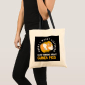 Denk aan Guinee Pig Cavy Roddent Tote Bag (Voorkant (product))