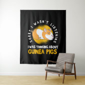 Denk aan Guinee Pig Cavy Roddent Wandkleed (In situ)