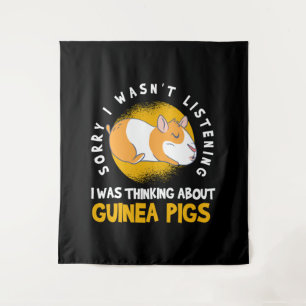 Denk aan Guinee Pig Cavy Roddent Wandkleed