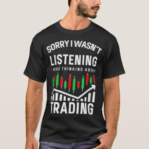 Denk aan handel - geldbelegger t-shirt