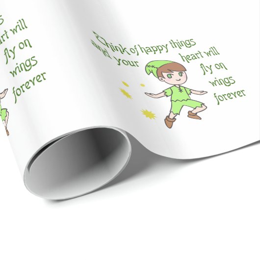 DENK AAN HAPPY DINGEN CADEAUPAPIER (Rol Hoek)