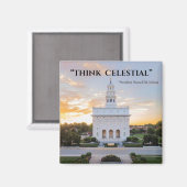 Denk aan hemelmagneet magneet (Voorkant / Achterkant)