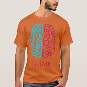 Denk aan hersenwetenschappen Kunstneurowetenschapp T-shirt