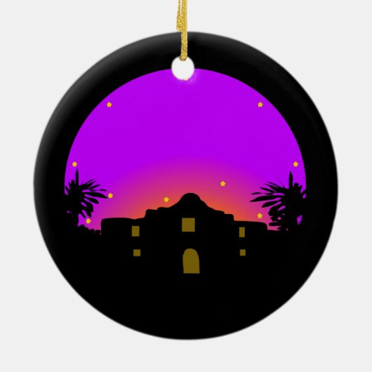 Denk aan het Alamo Ornament (Achterkant)