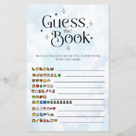 Denk aan het boek Emoji Heaven Send Baby shower Ga