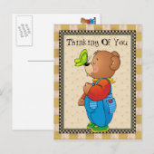 Denk aan het briefkaart Beer van uw land (Voorkant / Achterkant)