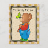 Denk aan het briefkaart Beer van uw land (Voorkant)