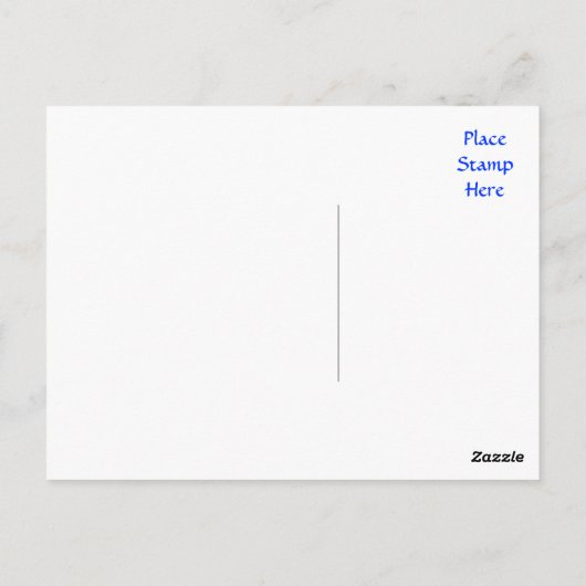 Denk aan het Briefkaart van de bloedhond. (Achterkant)