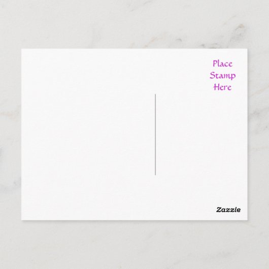 Denk aan het Briefkaart van de bloedhond. (Achterkant)