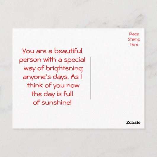 Denk aan het Briefkaart van uw pug-puppy Dog (Vers (Achterkant)