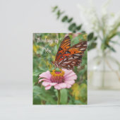 Denk aan het Butterfly Briefkaart (Staand voorkant)