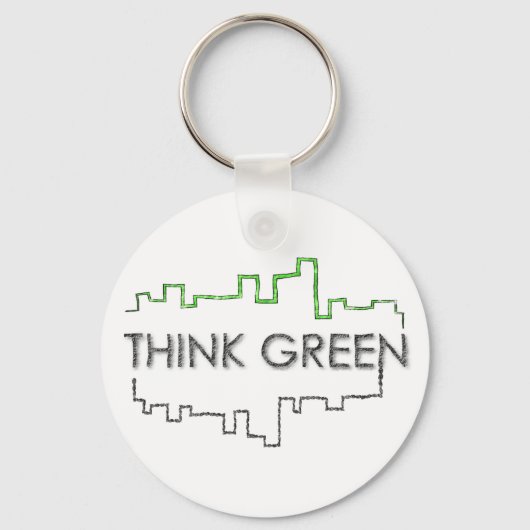 Denk aan het groene veldontwerp van de Stad | SLEU Sleutelhanger (Voorkant)