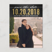 Denk aan het moderne Save the Date Briefkaart (Voorkant)
