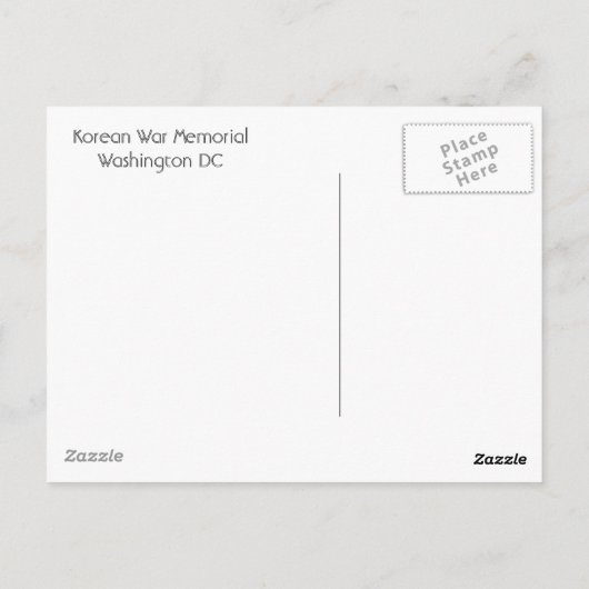 Denk aan het offer briefkaart (Achterkant)