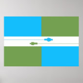 Denk aan het Poster van de Atheïstische Vlag (Voorkant)