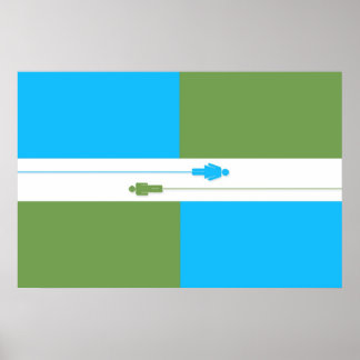 Denk aan het Poster van de Atheïstische Vlag