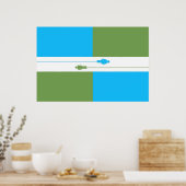 Denk aan het Poster van de Atheïstische Vlag (Keuken)