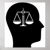 Denk aan het recht poster (Voorkant)