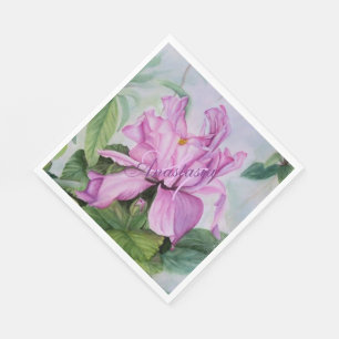 DENK AAN HET ROZE ORCHIDEE VERJAARDAGSFEESTMONOGRA SERVET