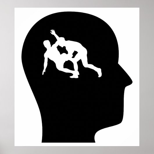 Denk aan het rusten poster (Voorkant)